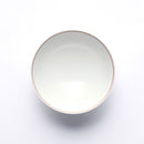 紀の川 4寸飯碗 赤