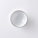 ねじり梅 4寸飯碗 赤