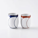 ねじり梅 なつめゆのみ(小) 赤