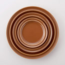 PASTO プレート(M) 茶マット