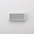 レクタ 二品薬味皿 グレイマット