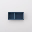 レクタ 二品薬味皿 インディゴマット