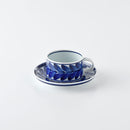 ルリ木の葉 ティーカップ&ソーサー