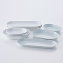 S-line 24cmオーバルディッシュ 青白釉