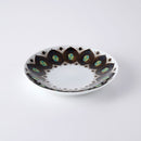 錆絵木の葉紋 ケーキ皿