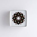 錆絵木の葉紋 角型ふたもの(小)