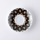 錆絵木の葉紋 マグ&ソーサー