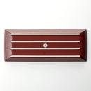 SHIHOU 長角盛付皿 鉄赤