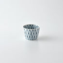 染付地紋 そばチョコ 網目