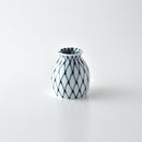 染付地紋 そば徳利 網目