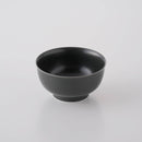 すわん 汁碗(大) チャコールグレイマット