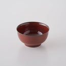 すわん 汁碗(大) 鉄赤