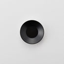 陶茶托(小) 黒炭釉