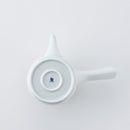 よしず彫 急須 青白釉