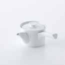 よしず彫 急須 白磁