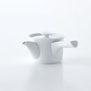 よしず彫 急須 白磁