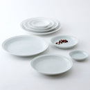 よしず彫 菜皿 青白釉