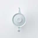 よしず彫 ポット 青白釉