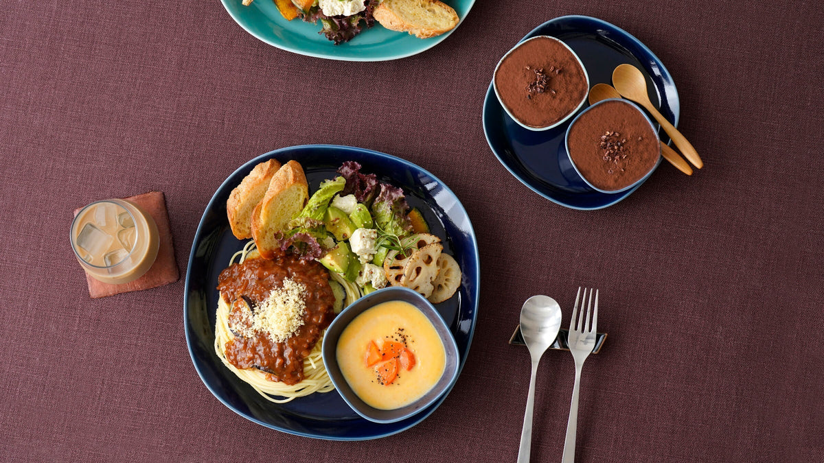 四角形と円形が調和するフォルム「SQURA」シリーズ | 白山陶器直営