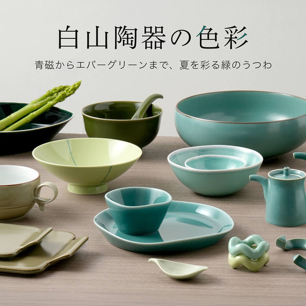 東京ショールーム企画展】白山陶器の色彩 〜青磁からエバーグリーン