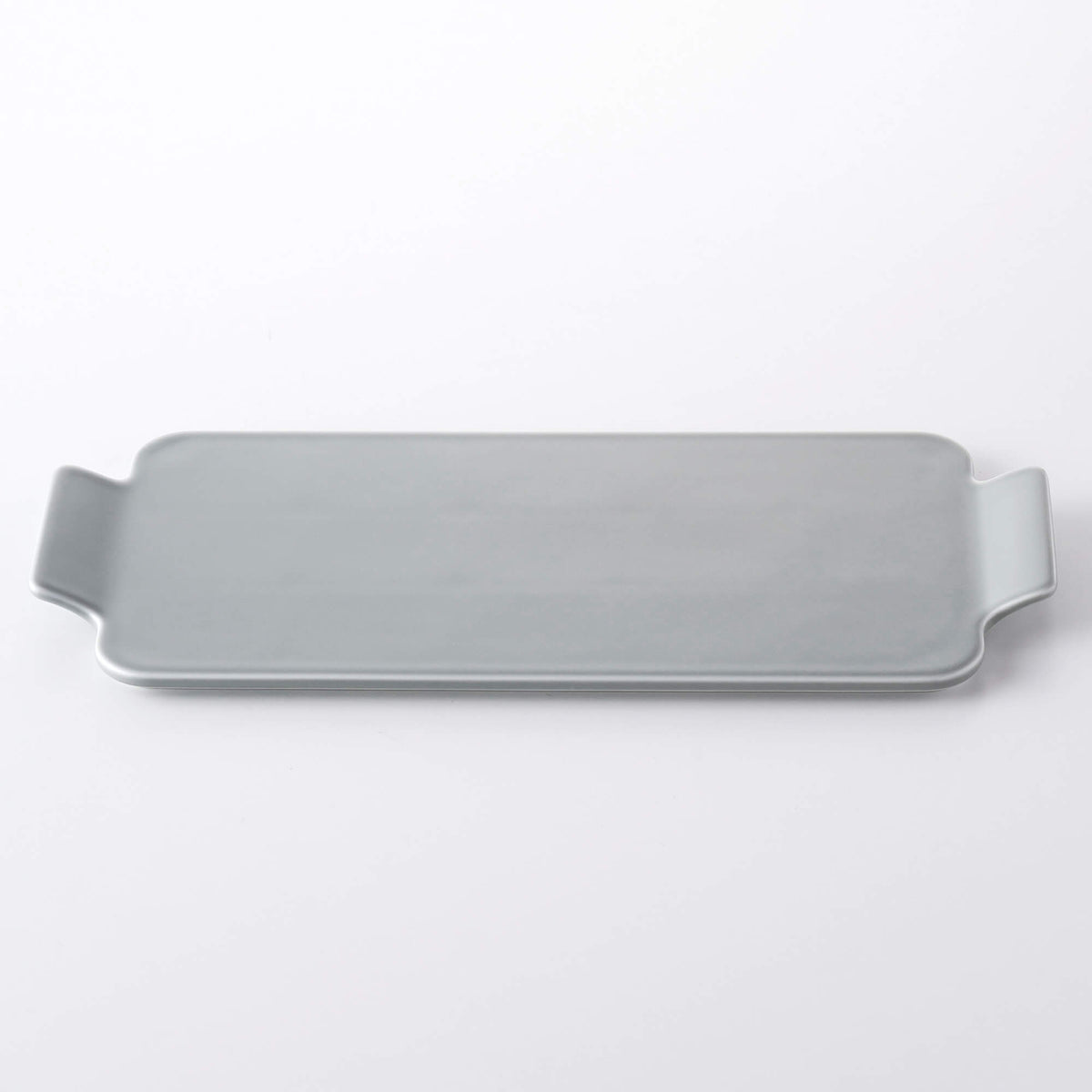 AMUSE サービングトレイ(L) グレイマット | 白山陶器直営オンラインストア