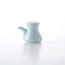 フラスコ しょうゆさし 青白釉