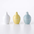 PICCOLO とり型蓋付ようじ立て 白マット