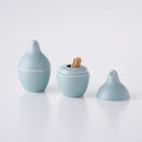 PICCOLO とり型蓋付ようじ立て みずいろマット