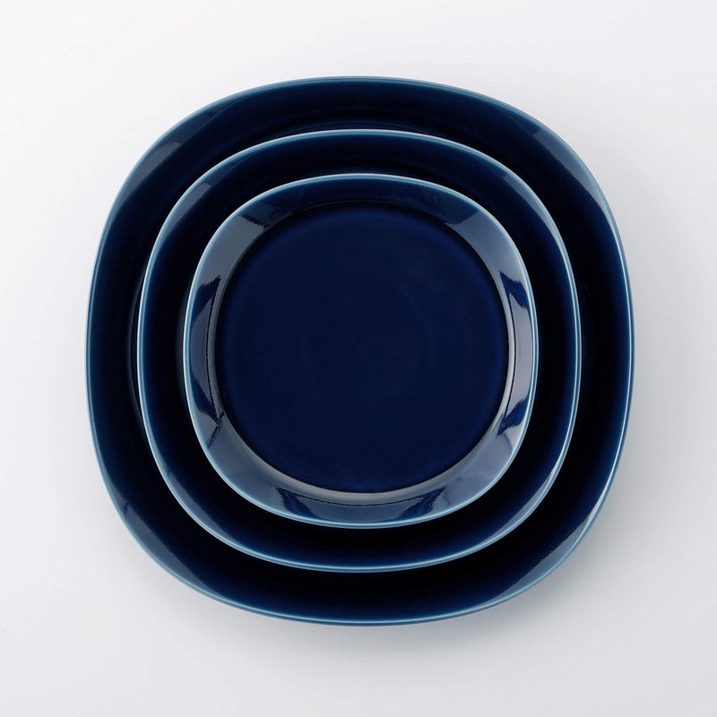 SQURA プレート(L) つや紺