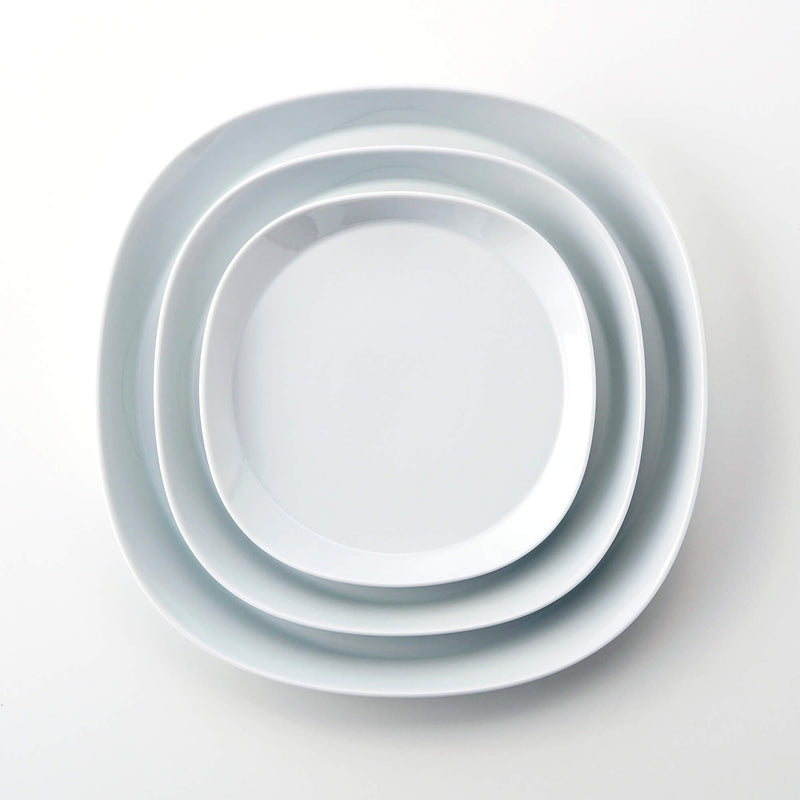 SQURA プレート(M) 白磁