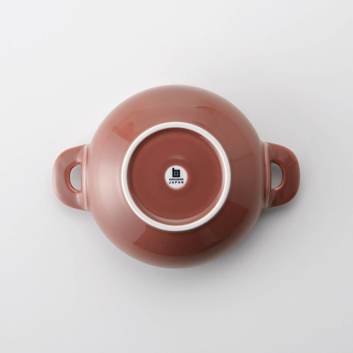 T型スープボウル 赤茶 | 白山陶器直営オンラインストア