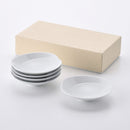 【ギフト】ともえ 浅鉢(小) 白磁 5点セット