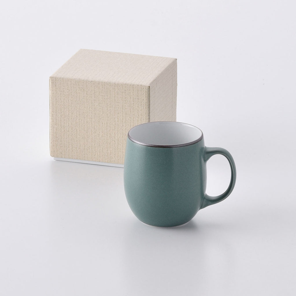 ギフト】クラシック マグ グリーンマット 1点 | 白山陶器直営