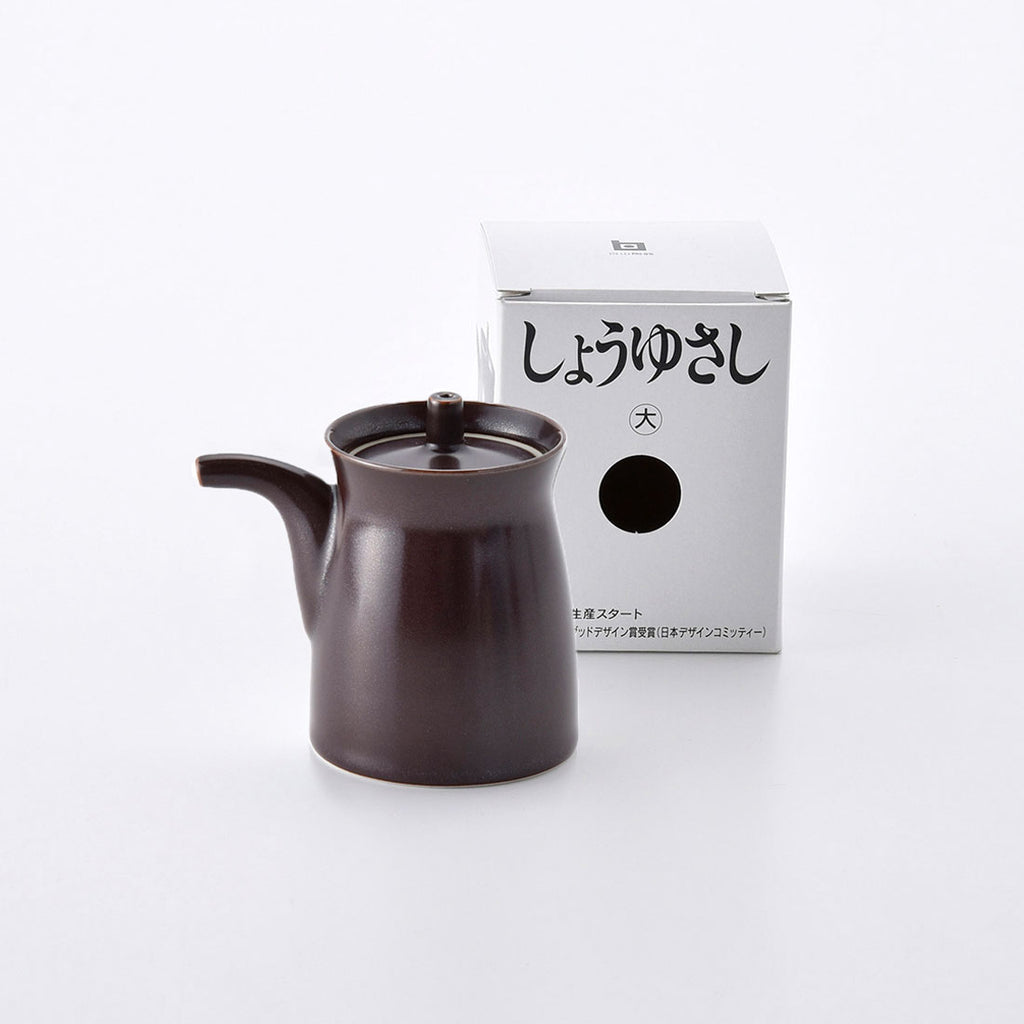 G型しょうゆさし(大) 鉄砂 | 白山陶器直営オンラインストア
