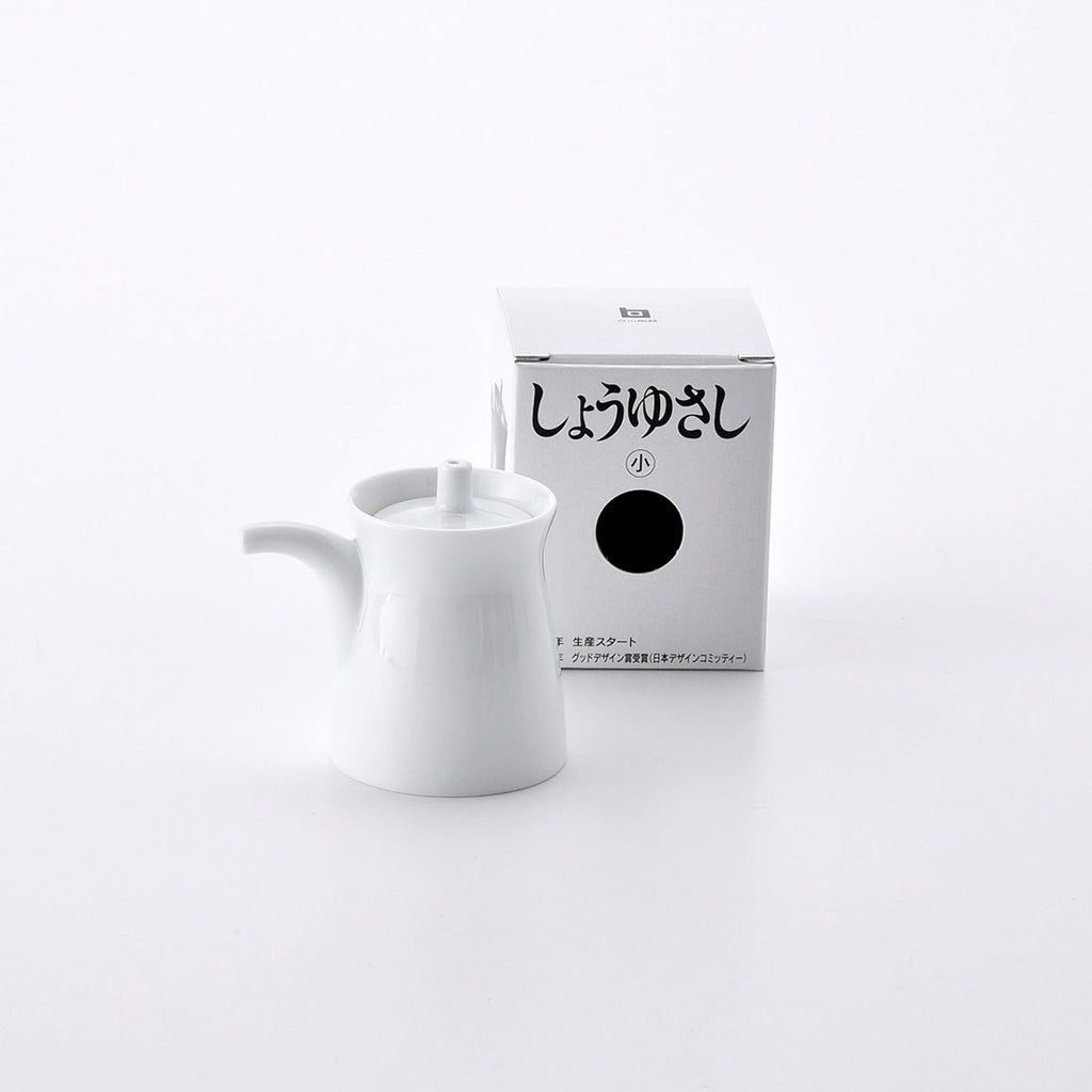 G型しょうゆさし(小) 白磁 | 白山陶器直営オンラインストア