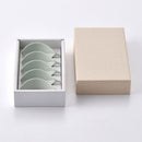 【ギフト】木の葉 はしおき 浅緑 5点セット