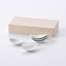 【ギフト】木の葉 はしおき 白 5点セット