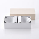 【ギフト】ミストホワイト 飯碗 2点セット