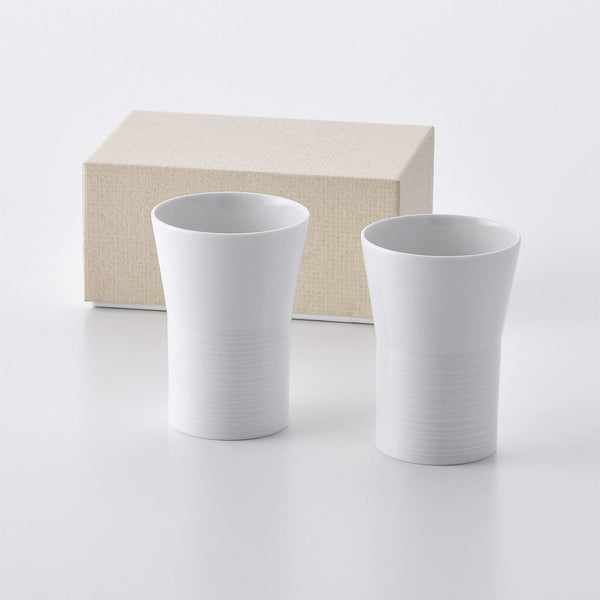 ギフト】ミストホワイト タンブラー2点セット | 白山陶器直営