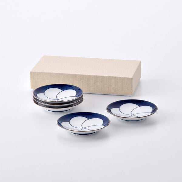 希少　白山陶器　ねじり梅　食器セット ギフト】ねじり梅 3寸和皿 5点セット | 白山陶器直営オンラインストア