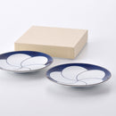 【ギフト】ねじり梅 7寸和皿 2点セット