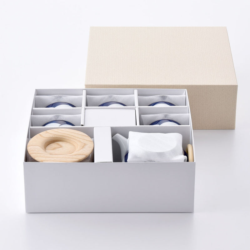 【ギフト】ねじり梅 茶器セットB