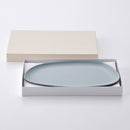 【ギフト】ペトラ ロングプレート(L) グレイ 2点セット