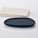 【ギフト】ペトラ ロングプレート(L) ネイビー 2点セット