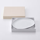 【ギフト】ペトラ プレート(L) ホワイト 2点セット