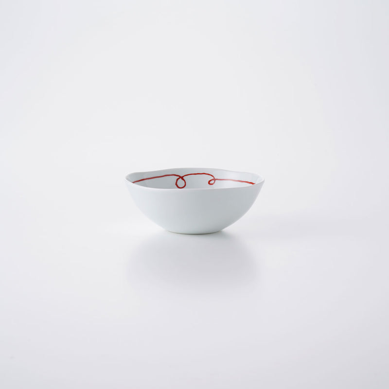 赤い糸 小鉢 ロ