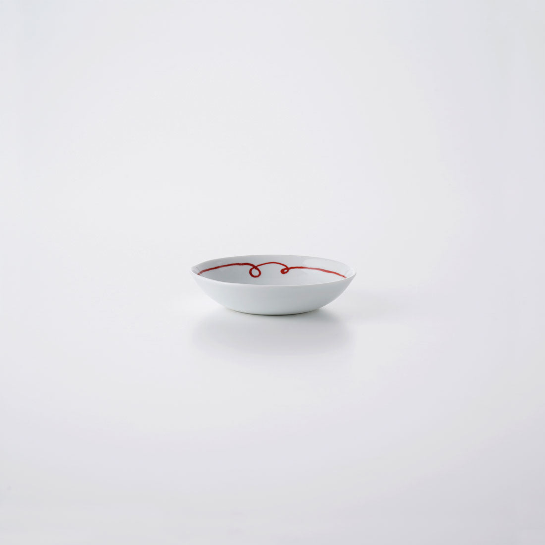 赤い糸 小皿 ロ | 白山陶器直営オンラインストア
