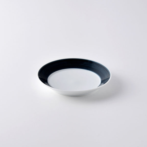 麻の糸 プレート(S) インディゴ | 白山陶器直営オンラインストア