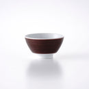 綾 飯碗(小) えんじ