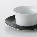 ビアンコ ティーソーサー 黒炭釉